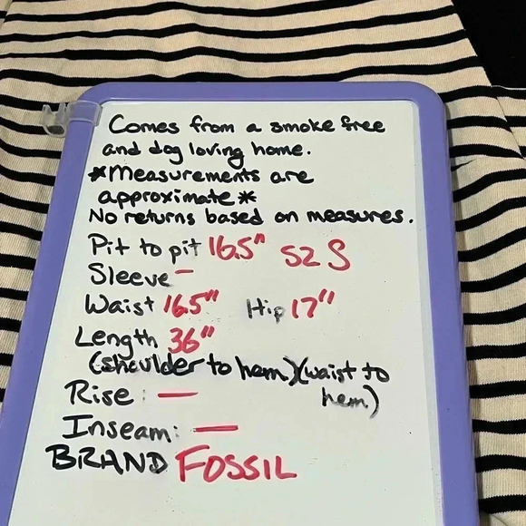 Fossil size S EUC with back zip and bust gusset - Picture 7 of 9